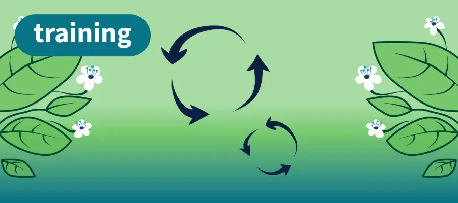 Training - circular economy circle arrows