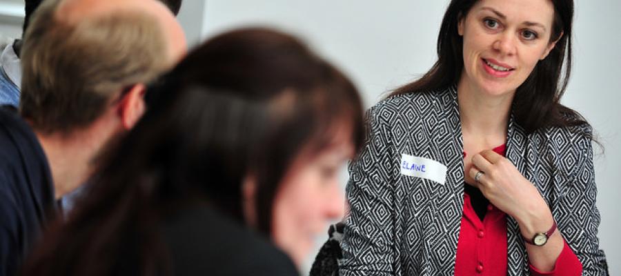 A meeting between University staff