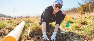 Community tree planting at Drumbrae