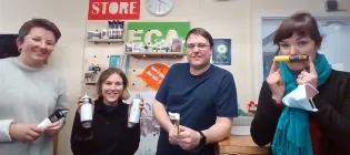 ECA reuse materials hub group photo