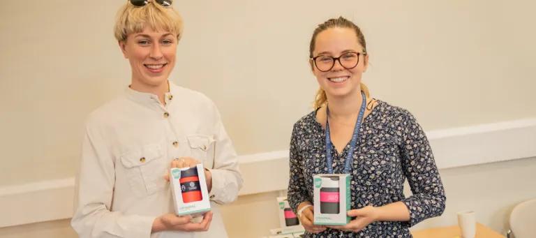 Sustainability champions with keepcups summer meetup 2022