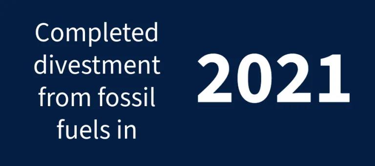 Divestment date