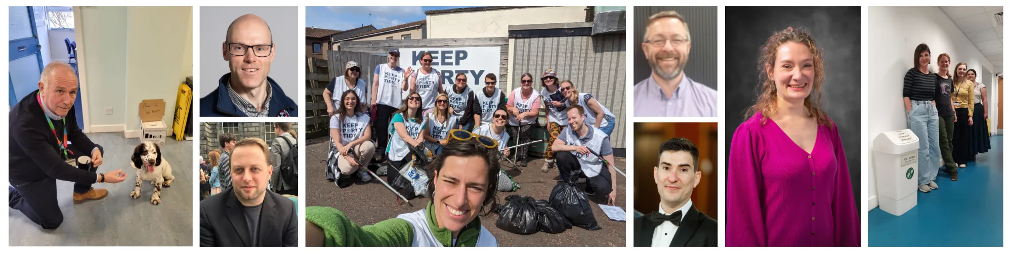 Changemaker Awards 2024 - highly commended - headshots and action shots of winners