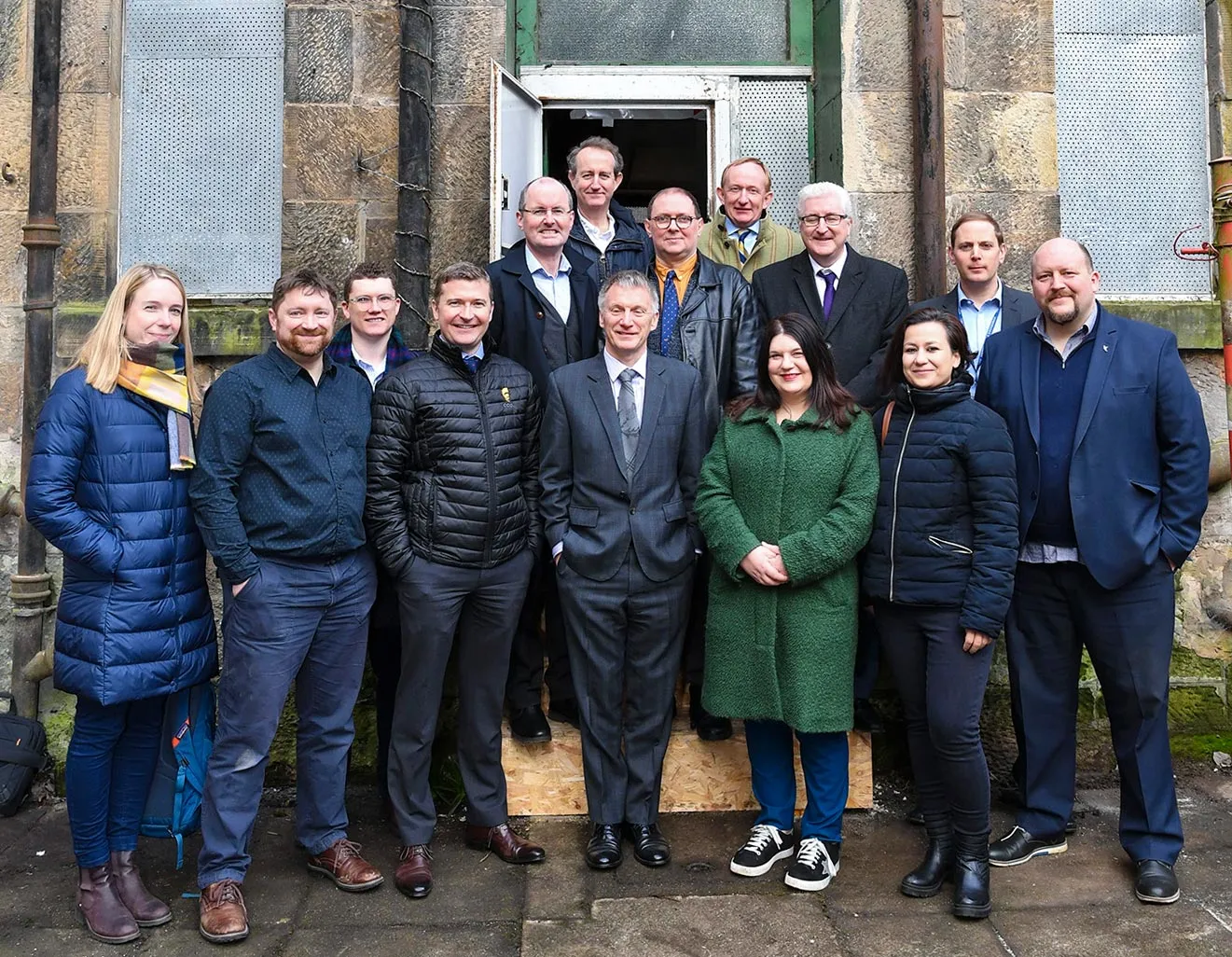 A group shot fo the project partners