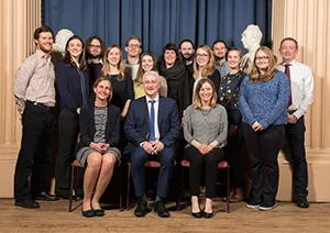 Social Responsibility and Sustainability group photo at the Awards Ceremony for the awards of 2016