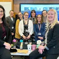 Heather MacBain (left), with Sustainable MarComms group