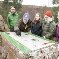 Visit to Kinloch Community Woodlands in January 2025, Forest and Peatland Programme Partnership site     