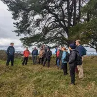 Forest and Peatland Learning, Teaching and Research Board site visit to Drumbrae, Forest and Peatland Programme Site 