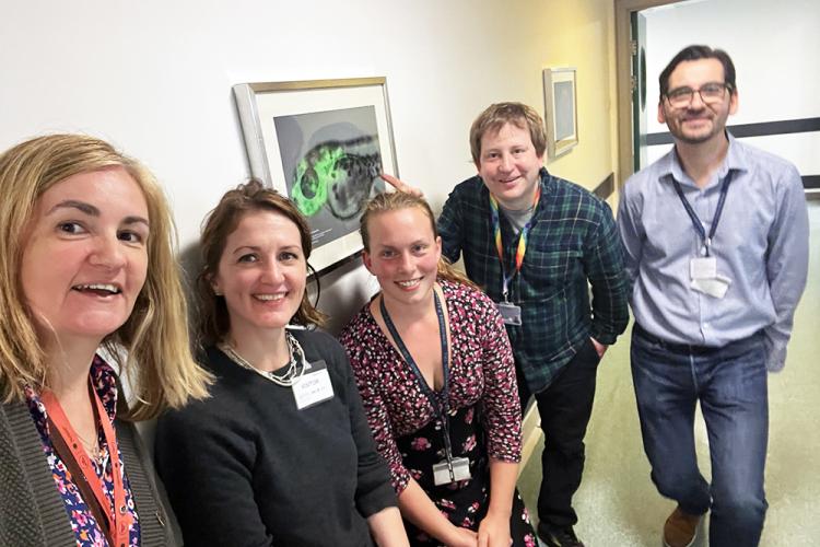 Sally Morgan (second left) with Technician Steering Committee