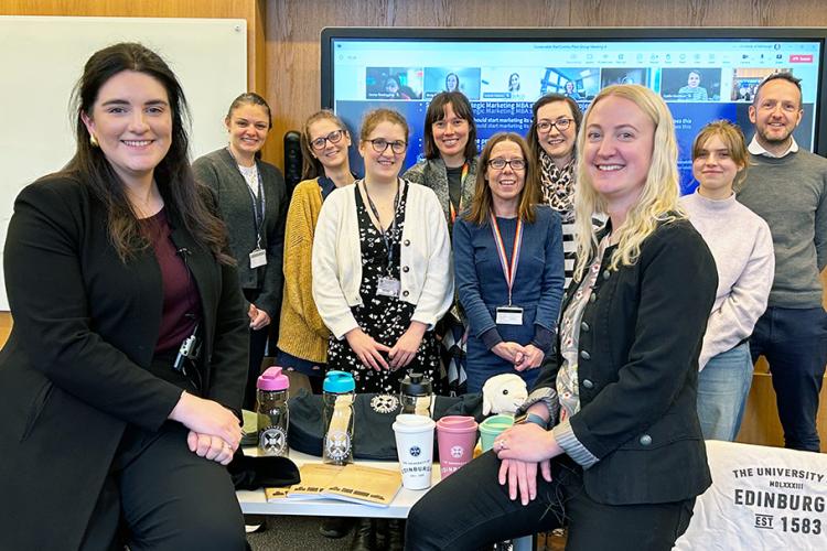 Heather MacBain (left), with Sustainable MarComms group