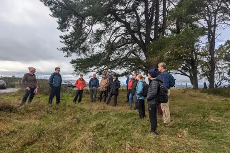 Forest and Peatland Learning, Teaching and Research Board site visit to Drumbrae, Forest and Peatland Programme Site 