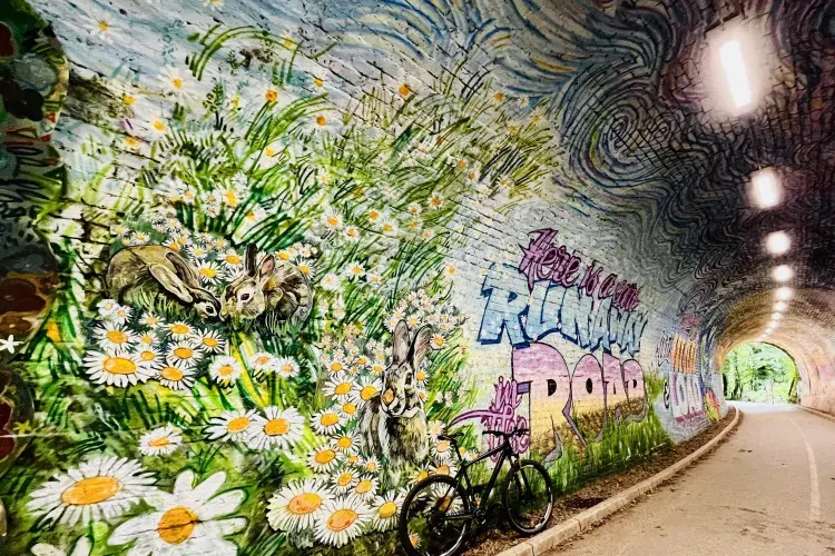 Colinton Tunnel mural