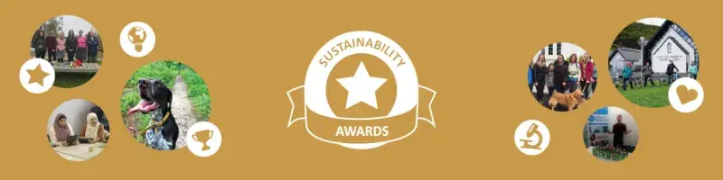 Sustainability Awards 2019-20 online celebration montage of photos from projects
