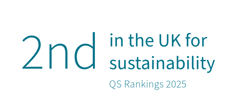 SRS targets and performance QS ranking - 2nd in the UK for sustainability