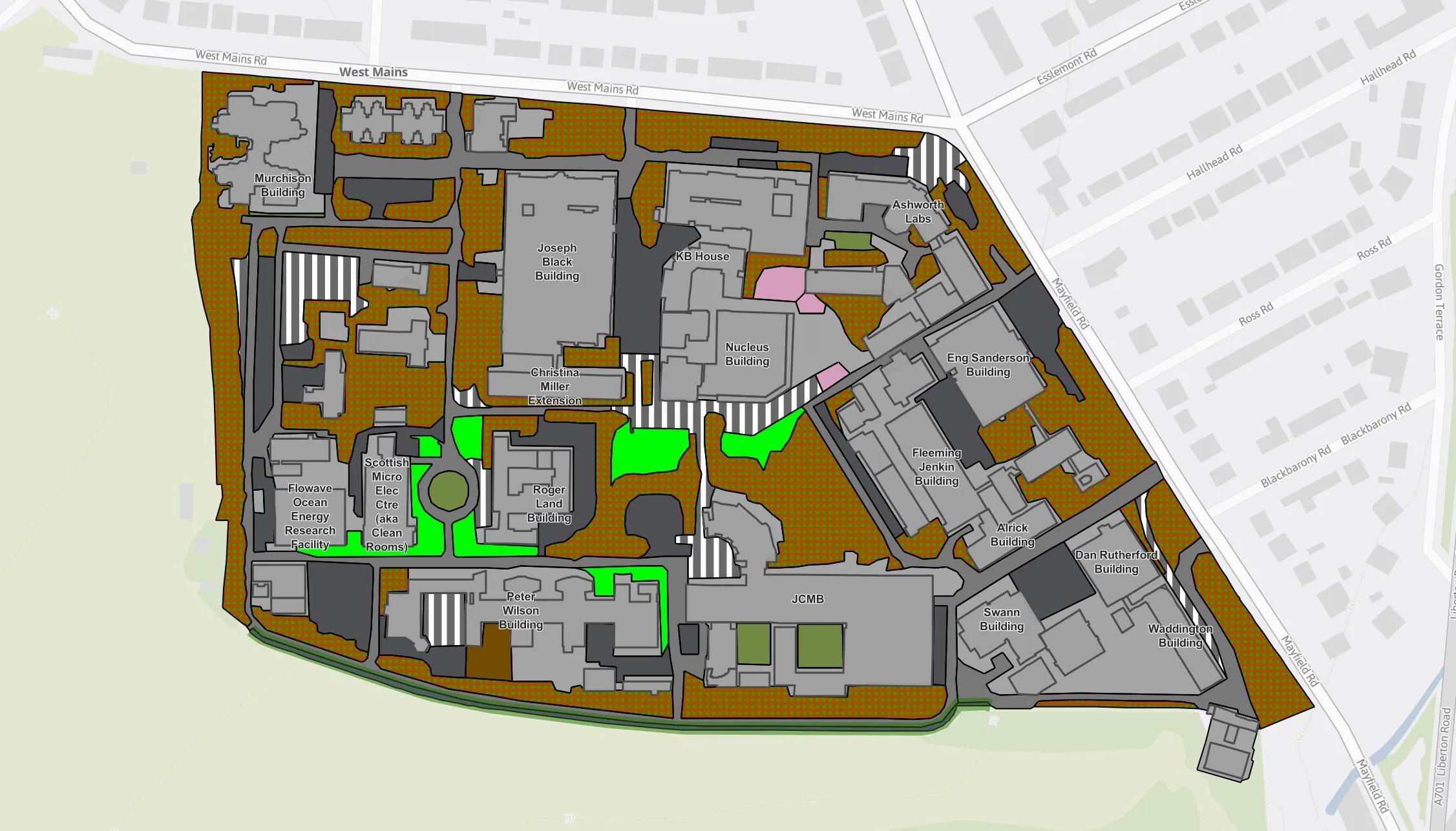 King's Buildings biodiversity data dashboard