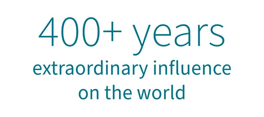 Sustainability in research: 400+ year legacy
