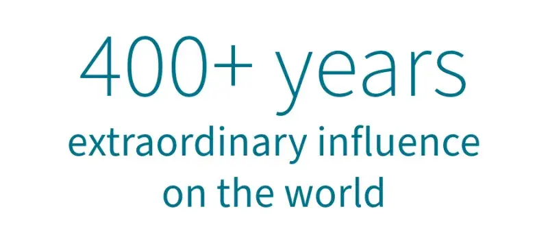 Sustainability in research: 400+ year legacy
