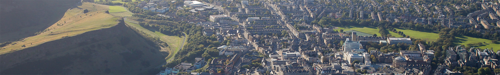 Aerial photo of central area