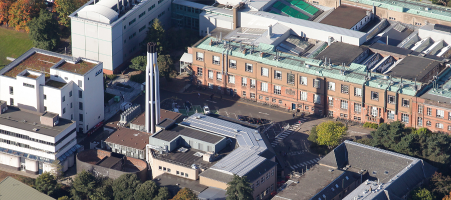 Kings Buildings Combined Heat and Power Station - Guthrie Aerial Photography