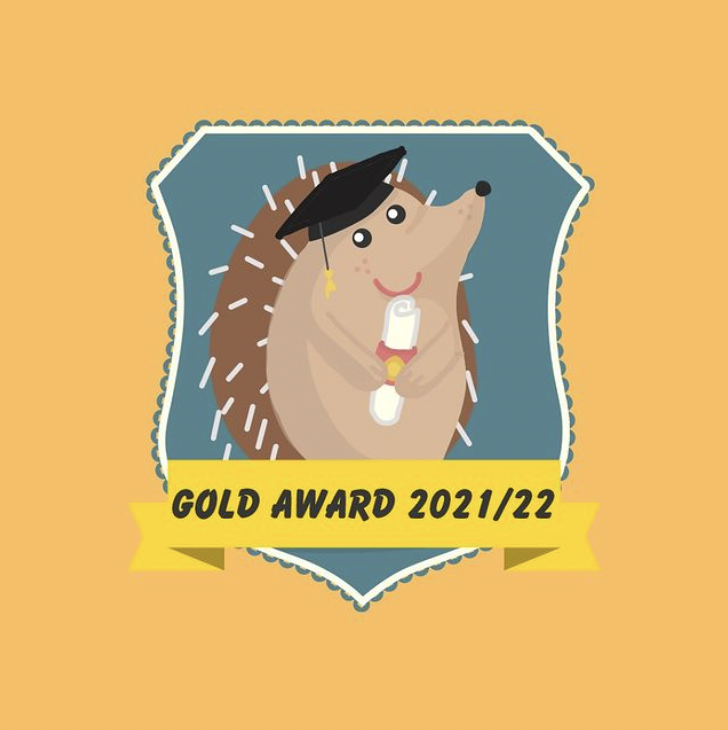 Hedgehog Friendly Campus Gold Award 2021/22