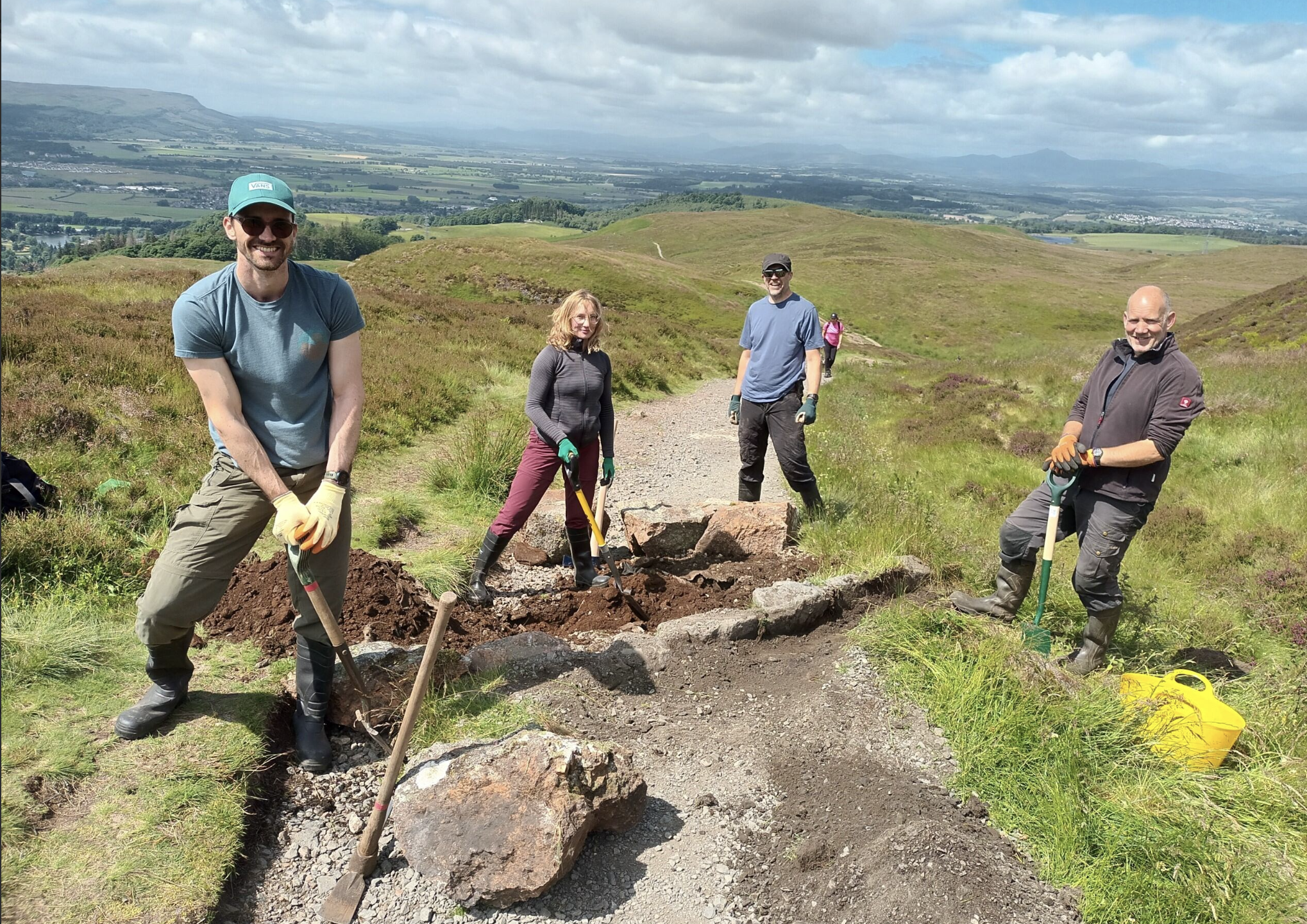 Volunteering on Dumyat Hill 2024