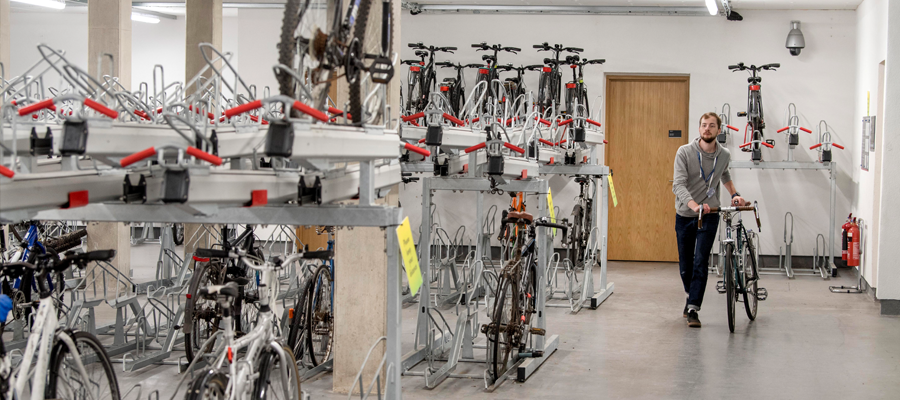 University bike storage - Douglas Robertson